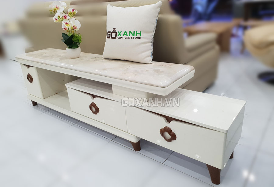 Kệ tivi mặt đá hiện đại sang trọng / kiểu dáng kệ tivi cho nhà hiện đại 2