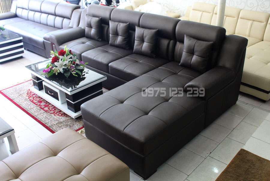Sofa góc cao cấp tphcm, sofa chữ L nhỏ gọn 4