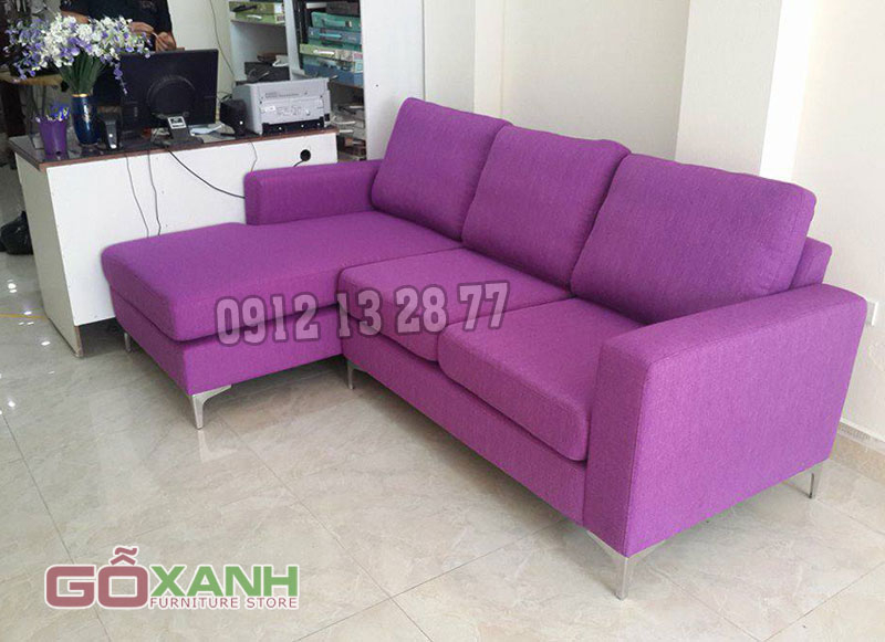 Làm mới không gian phòng khách với bộ ghế sofa vải trẻ trung, hiện đại 4