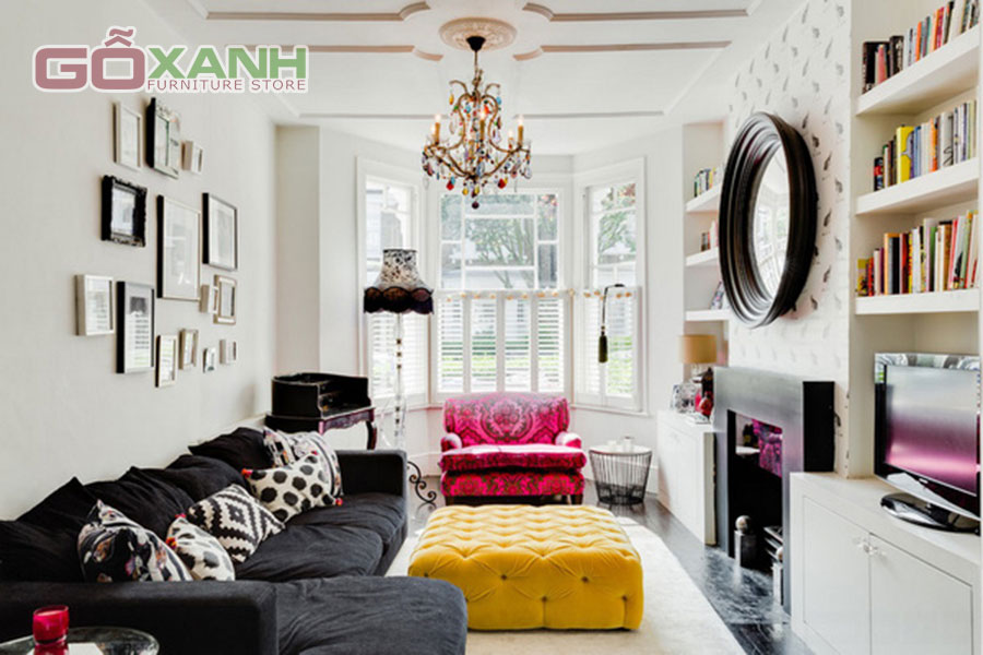 Làm thế nào để trang trí nội thất cho phòng khách nhỏ 4