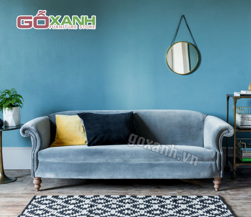 List 5 mẫu ghế sofa bọc vải nhung "chất phát ngất" 2