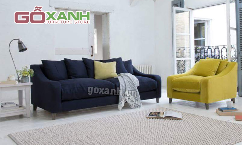 List 5 mẫu ghế sofa bọc vải nhung "chất phát ngất" 5