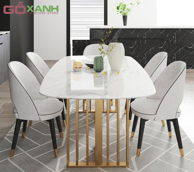 Mẫu Bàn Ăn Đẹp Bằng Inox 304 Mạ PVD - Goxanh.vn 3