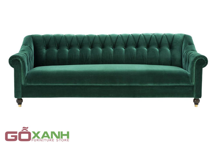 Mẫu ghế sofa bán cổ điển, Gỗ Xanh chuyên sản xuất nội thất cổ điển 1