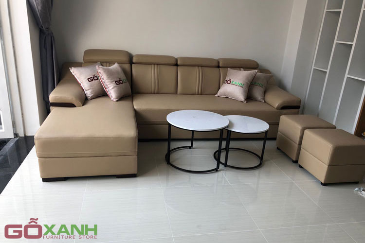 Ghế sofa cao cấp màu kem