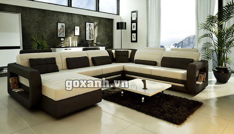 Mẫu ghế sofa chữ u cao cấp