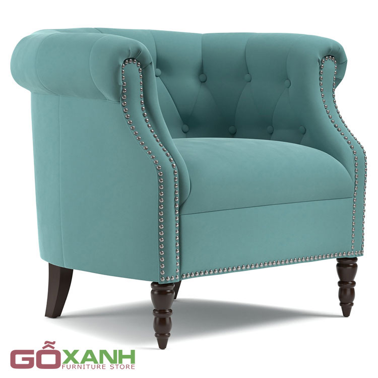 Mẫu ghế sofa đơn quán cafe phong cách, ghế nệm quán cà phê vip 11