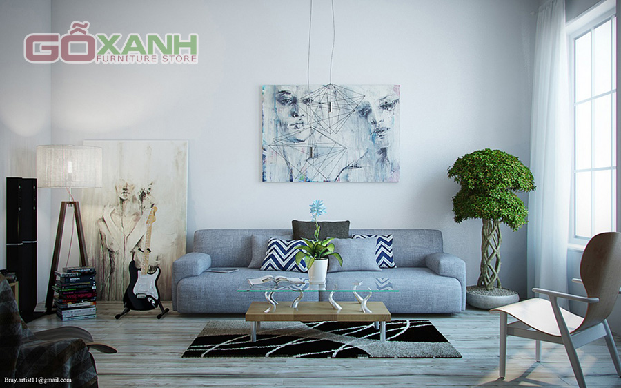 Một vài ý tưởng làm mới không gian phòng khách 1