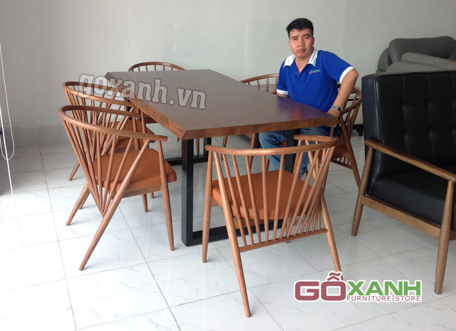 Mua trọn bộ bàn ghế ăn gỗ sồi với giá cực ưu đãi tại Gỗ Xanh 3