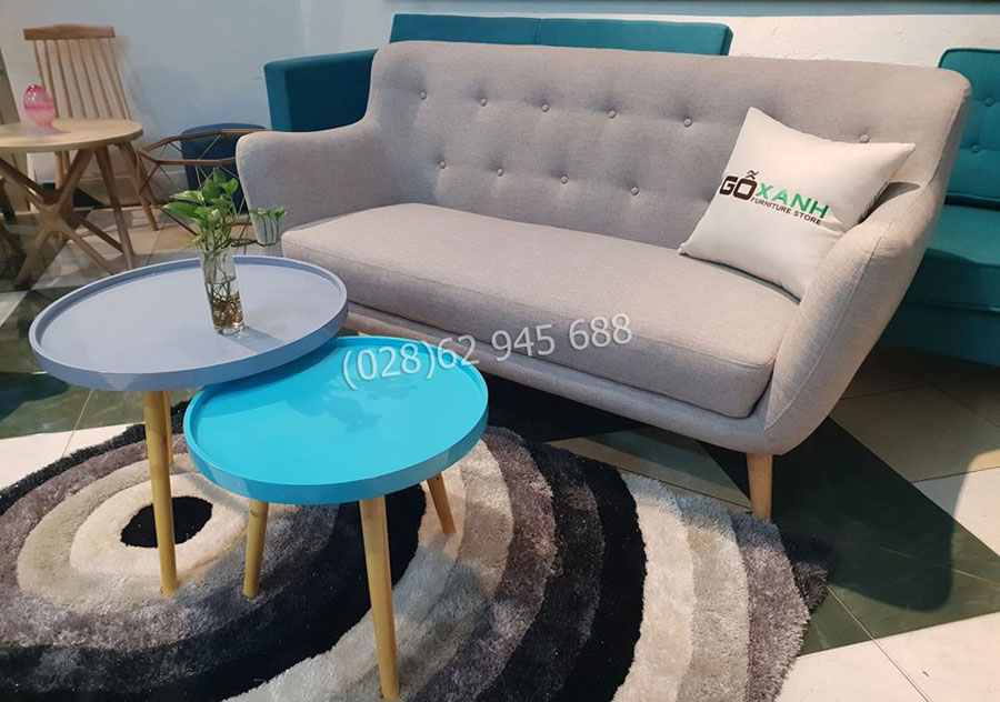 Nhận sản xuất ghế sofa băng vải dễ thương theo yêu cầu 2