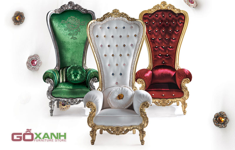 Những kiểu ghế Vua, ghế Nữ Hoàng sang chảnh đang sốt xình xịch 1