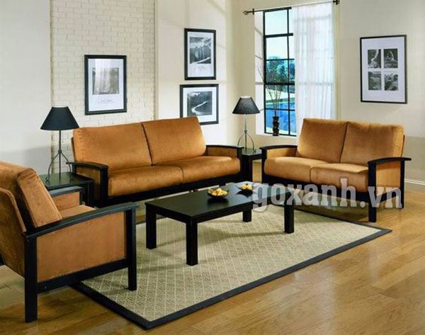 Những mẫu ghế sofa gỗ hiện đại cho phòng khách sang trọng 1