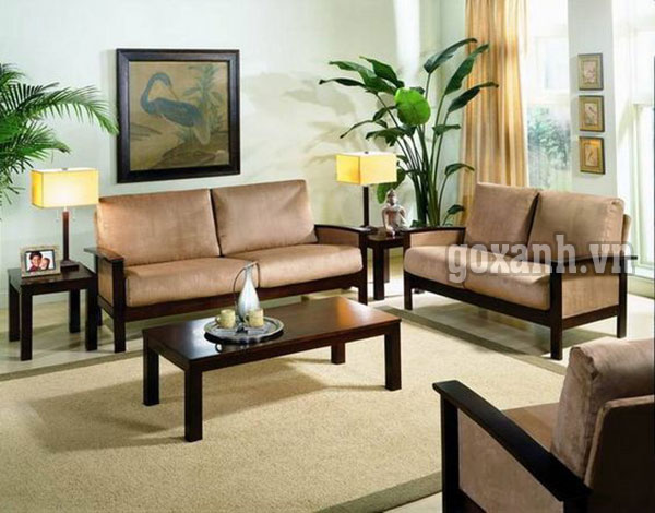 Những mẫu ghế sofa gỗ hiện đại cho phòng khách sang trọng 4