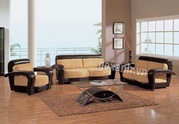 Những mẫu ghế sofa gỗ hiện đại cho phòng khách sang trọng 5