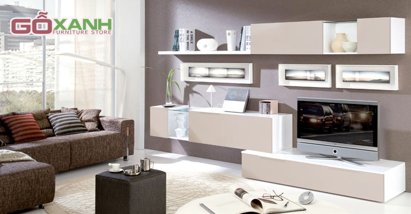 Những mẫu kệ tivi đẹp nhất cho không gian phòng khách sống động 2