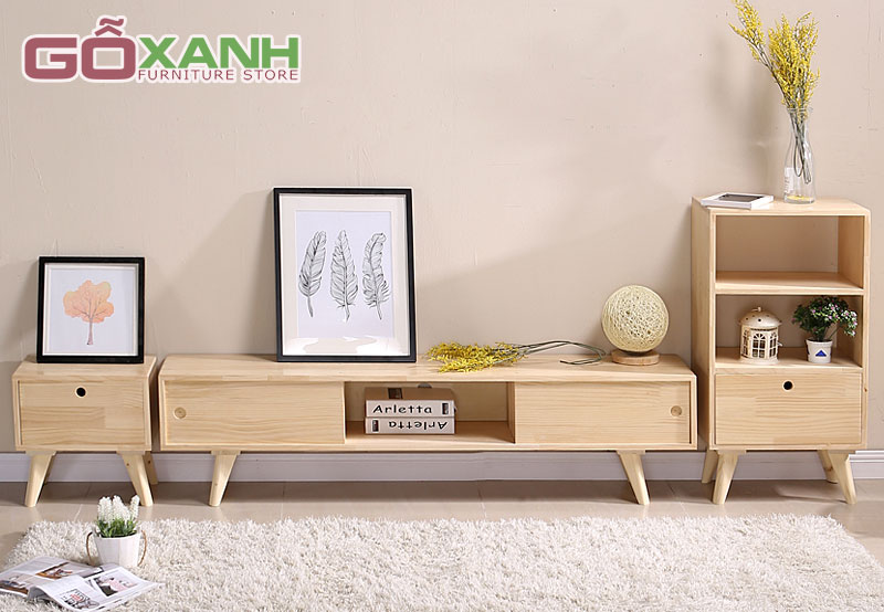 Những mẫu kệ tivi đẹp nhất cho không gian phòng khách sống động 3