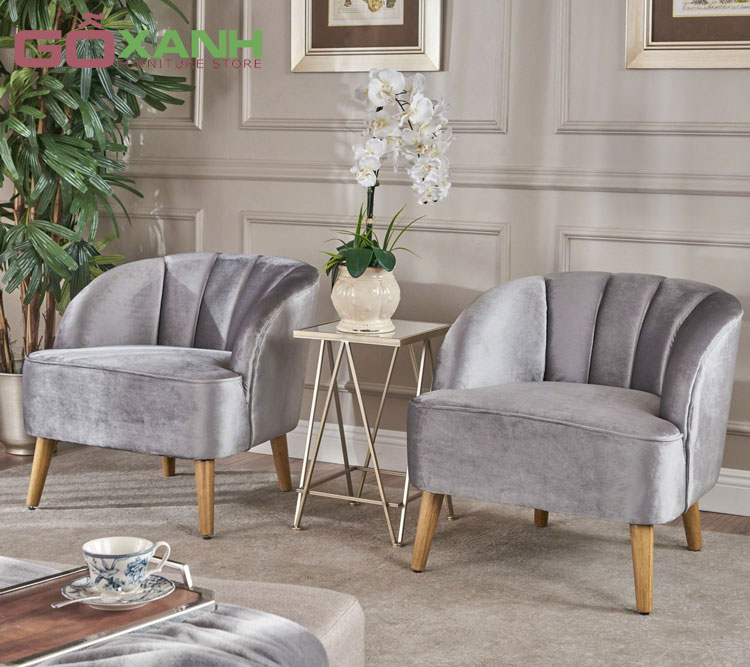 Ghế Sa lông cà phê sang trọng, nệm salon cafe 13