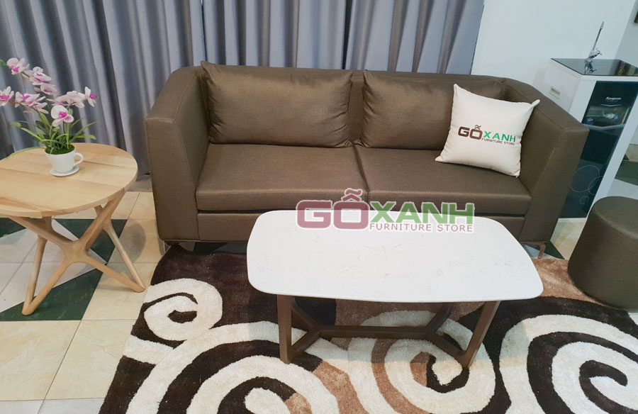 sofa băng vải phòng ngủ / sofa phòng ngủ hiện đại Gỗ Xanh sản xuất 1