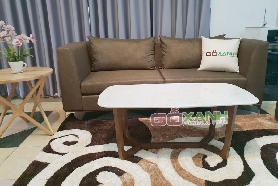 sofa băng vải phòng ngủ / sofa phòng ngủ hiện đại Gỗ Xanh sản xuất 2