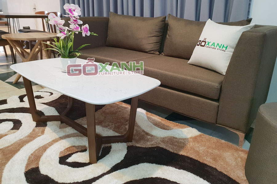 sofa băng vải phòng ngủ / sofa phòng ngủ hiện đại Gỗ Xanh sản xuất 3