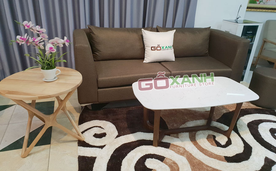 sofa băng vải phòng ngủ / sofa phòng ngủ hiện đại Gỗ Xanh sản xuất