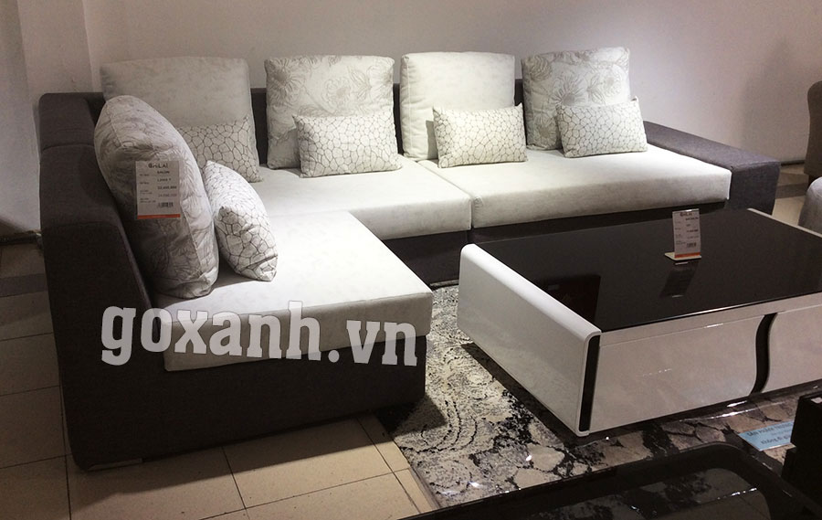 Sofa bọc vải nhập khẩu cao cấp sản xuất tại Gỗ Xanh