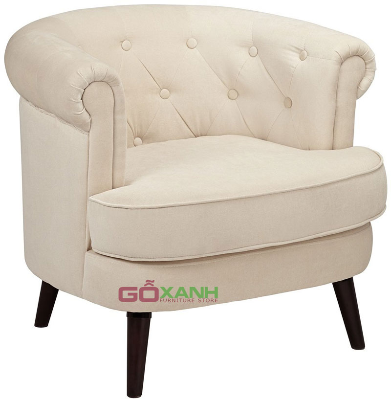 Sofa cafe tân cổ điển - Ghế sofa đơn cho cho quán cafe