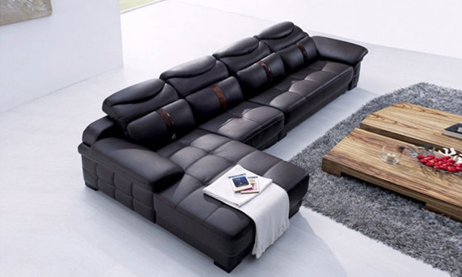 Tổng kho sofa Gỗ Xanh: Bộ sofa cao cấp màu đen