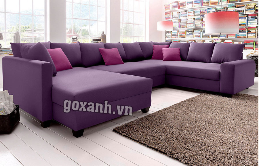 Sofa chữ u bọc vải đẹp
