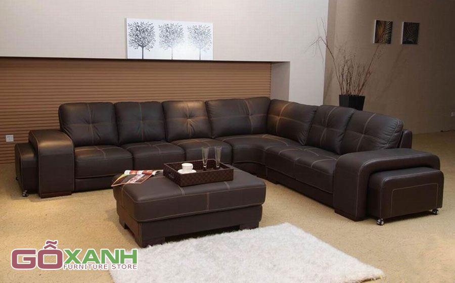 Sofa chữ L cho biệt thự