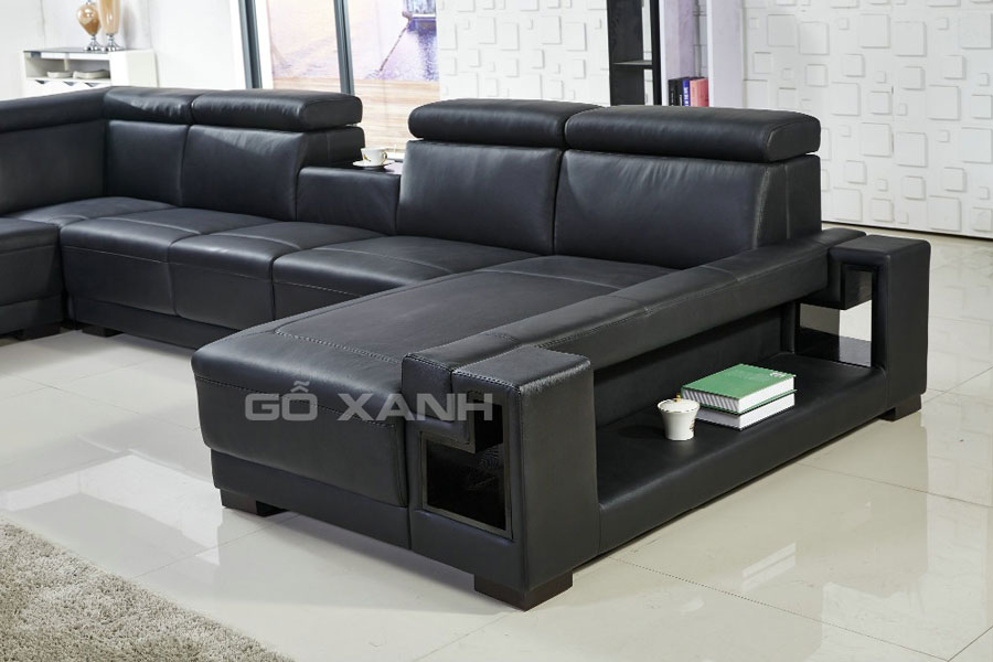 Sofa chữ u phòng khách lớn, ghế sofa góc chữ U 1