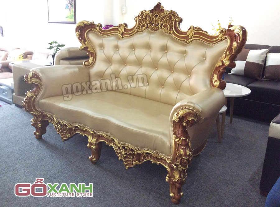 Sofa cổ điển đẹp tphcm, sofa kiểu Châu Âu 2