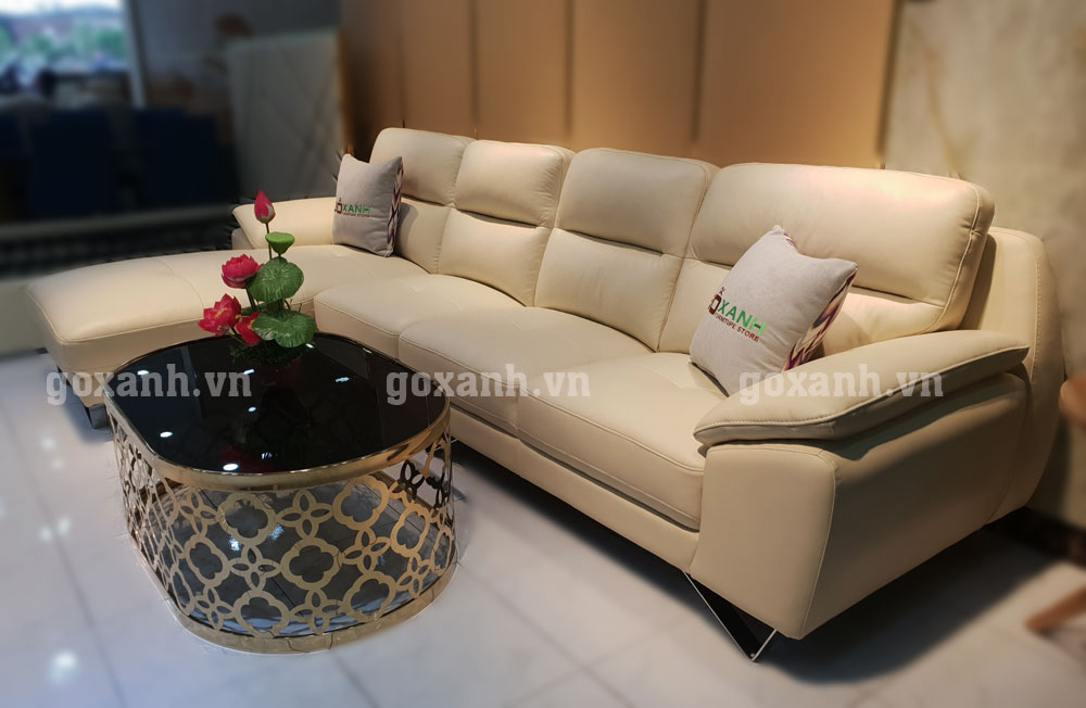 Sofa da bò tiếp xúc cho biệt thự/ Sofa da bò ý loại 1 3