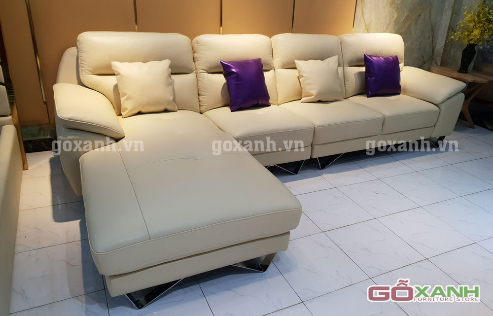 Sofa da bò tiếp xúc cho biệt thự/ Sofa da bò ý loại 1 4