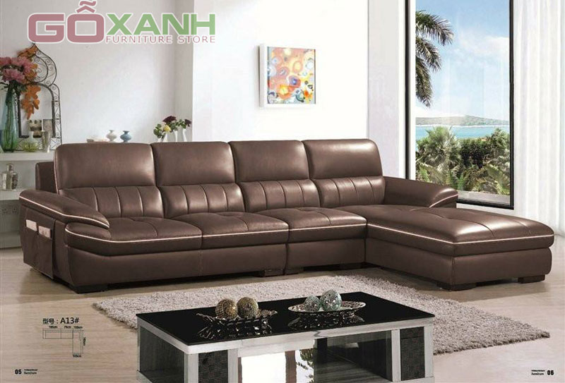 Sofa giả da nhập khẩu Malaysia, da công nghiệp