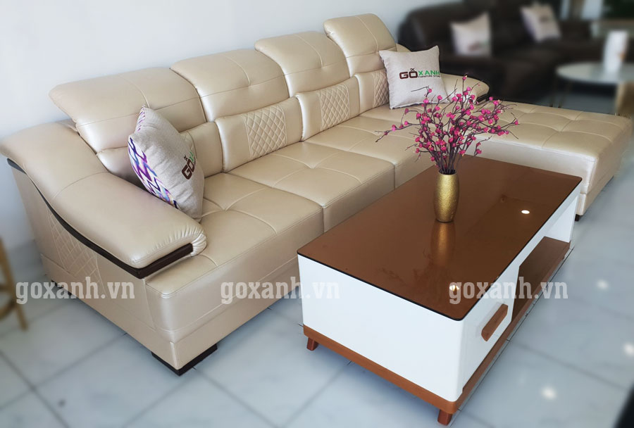 Sofa da nhập khẩu/ Sofa bọc da công nghiệp (Pu) 2