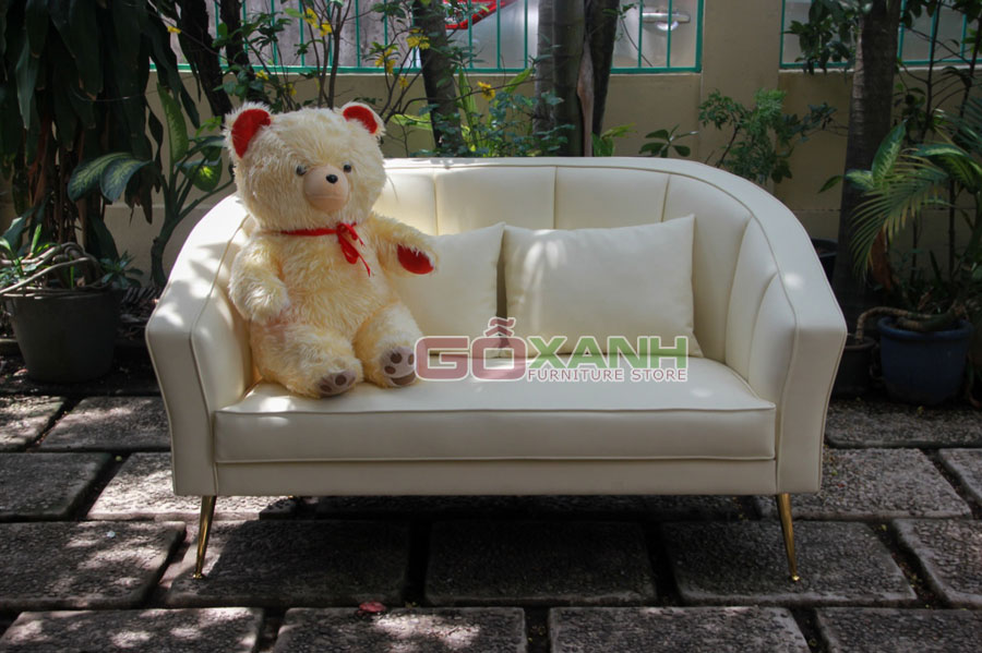 Sofa đôi bọc da cao cấp / sofa chung cư cao cấp