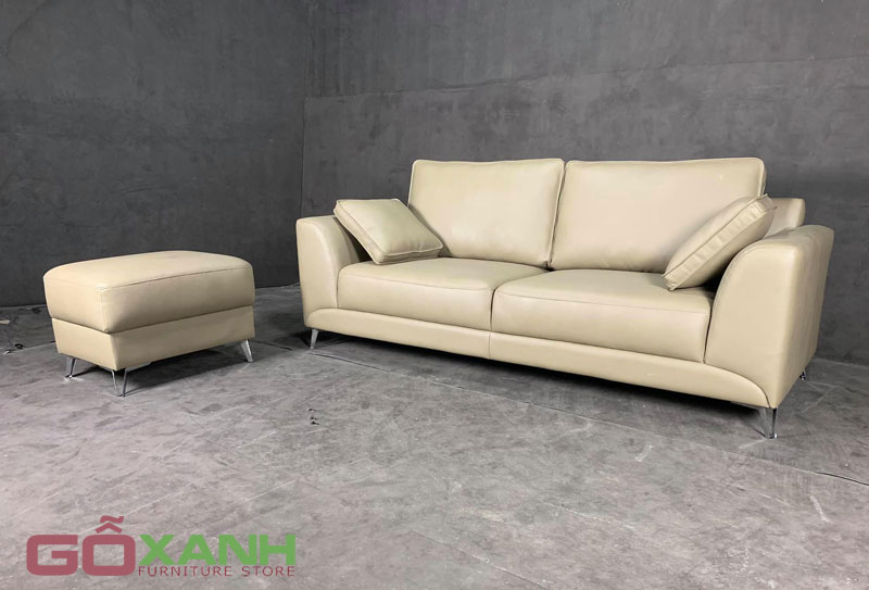 Mẫu ghế sofa đơn dài cho văn phòng tiếp khách