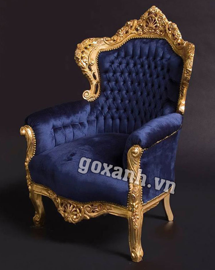 Sofa đơn kiểu dáng hoàng gia quý tộc