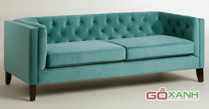 Sofa đơn vải nhung đẹp, Mua online bộ sofa bọc vải cao cấp