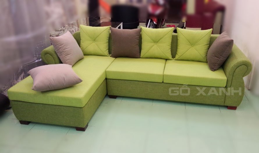 Sofa gia đình bọc vải, sofa vải cao cấp cho gia đình
