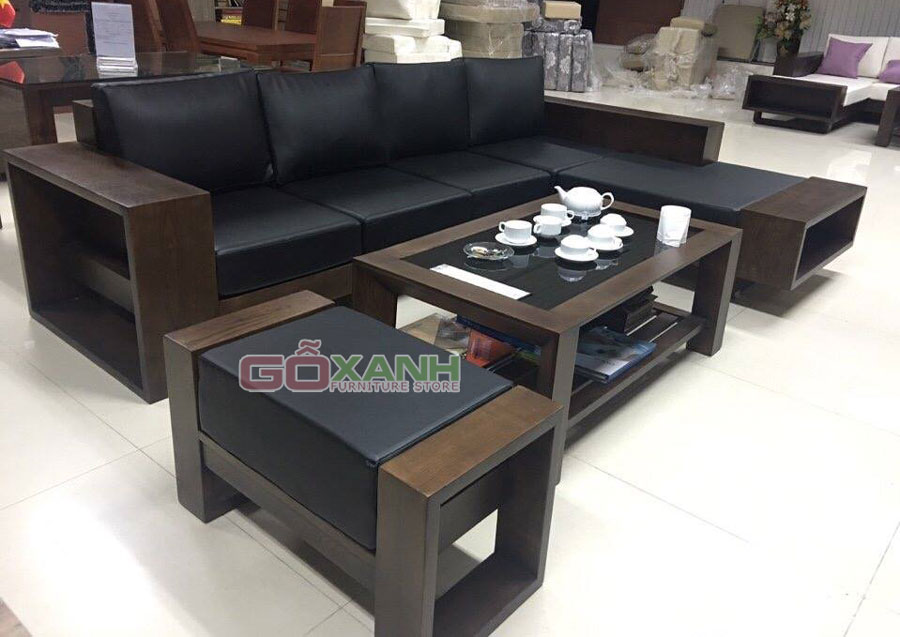 sofa-go-oc-cho-1 Sofa gỗ óc chó (gỗ Walnut) Tphcm, bộ ghế salon gỗ walnut