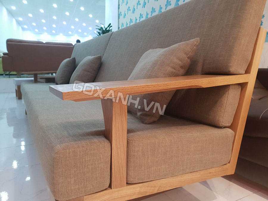 Sofa gỗ sồi phòng khách / sofa gỗ phòng khách hiện đại 2