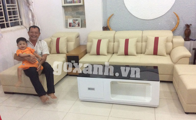 Hình ảnh ghế sofa góc phòng khách đẹp bán ở Tphcm
