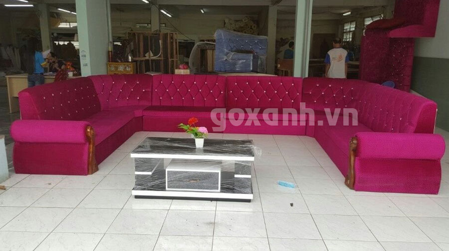 Sofa karaoke cổ điển, ghế phòng hát phong cách tân cổ điển