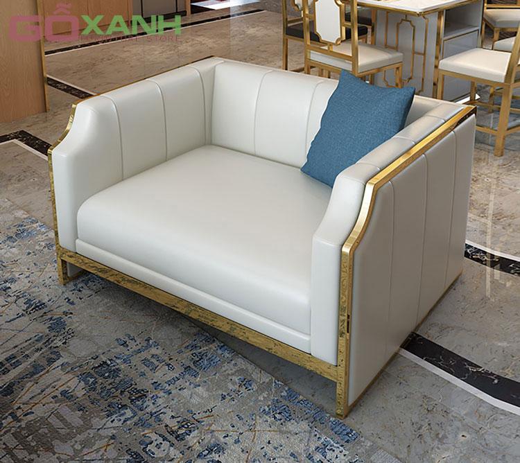 Sofa khung inox hiện đại sang trọng cho chung cư vip 2
