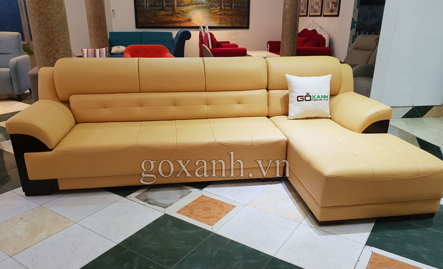 Bộ sofa khuyến mãi Tphcm, Sofa công ty Gỗ Xanh cao cấp 1