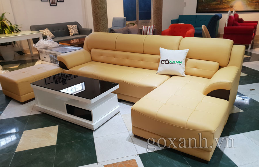 Bộ sofa khuyến mãi Tphcm, Sofa công ty Gỗ Xanh cao cấp 2