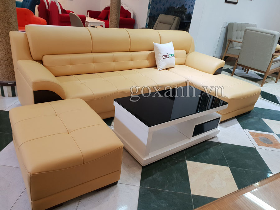 Bộ sofa khuyến mãi Tphcm, Sofa công ty Gỗ Xanh cao cấp 4