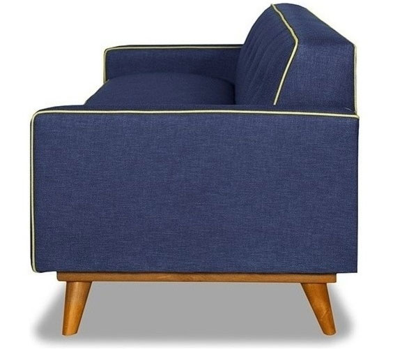 Sofa đơn nhỏ xinh, đế gỗ, chân gỗ tự nhiên - goxanh.vn 2
